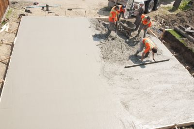 Concrete Slab Pouring