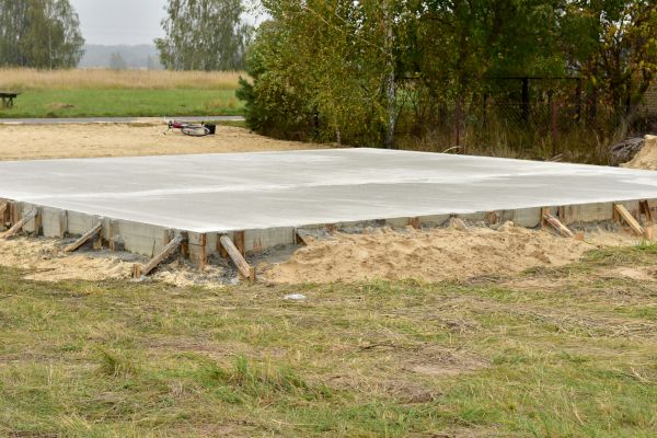 Slab Foundation Installation in Davis