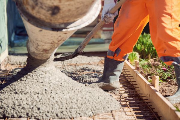 Poured Concrete Installation in Davis