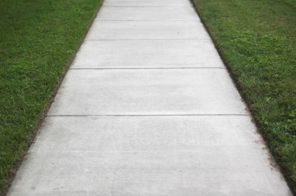 Concrete Path Installation in Davis