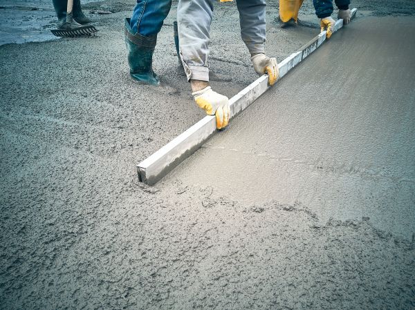 Cement Slab Installation in Davis