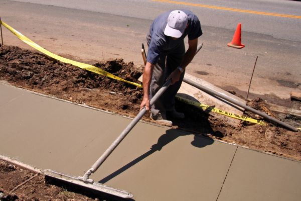 Sidewalk Building in Davis
