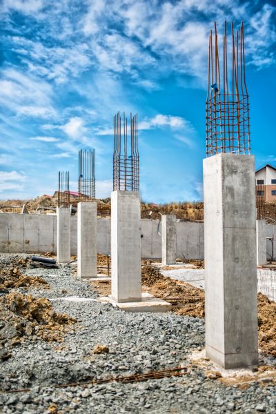 Concrete Footer Pouring in Davis