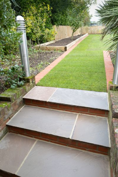 Backyard Steps Installation in Davis