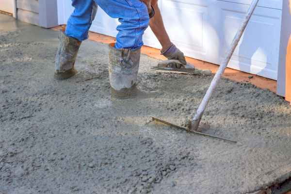 Driveway Slab Construction in Davis