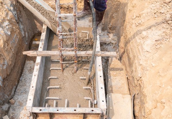 Cement Foundation Pouring in Davis