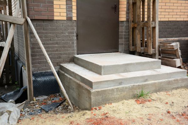 Cement Steps Construction in Davis