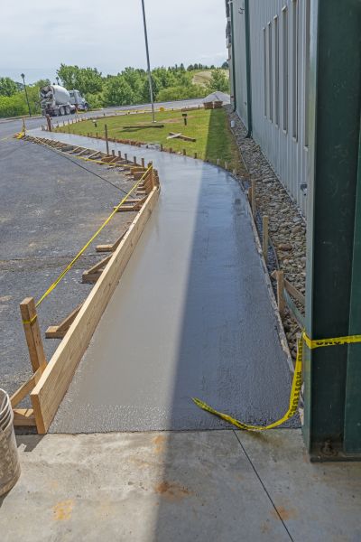 Concrete Sidewalk Paving in Davis