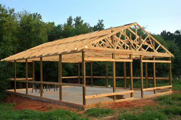 Barn Pad Installation in Davis