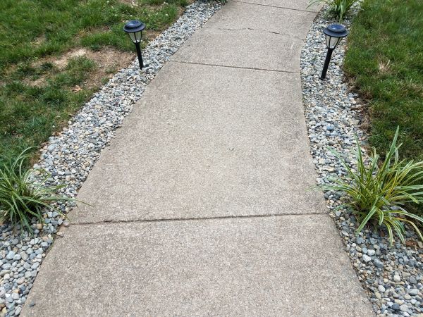Cement Path Construction in Davis